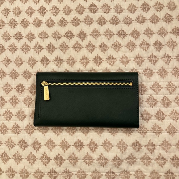 Michael Kors: Jet Set Travel Crossgrain Leather Tri-Fold Wallet - Picture 2 of 4